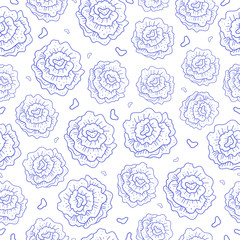 seamless pattern with roses