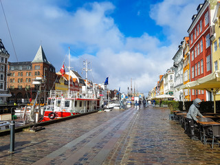 Obraz premium A acfe at the street of Copenhagen