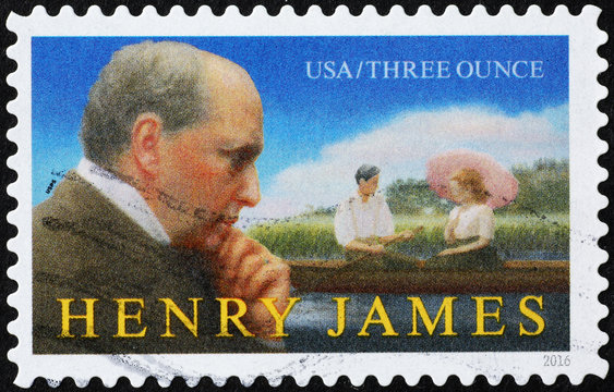 Novelist Henry James On American Postage Stamp