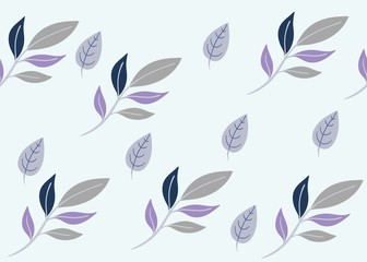Seamless Pattern Floral Illustration
