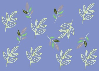 Seamless Pattern Floral Illustration