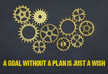 A goal without a plan is just a wish 