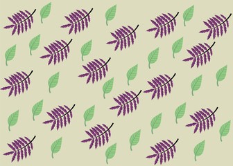 Seamless Pattern Floral Illustration