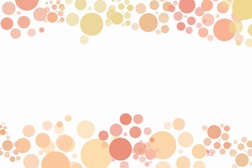 Colorful dot background frame illustration for card design