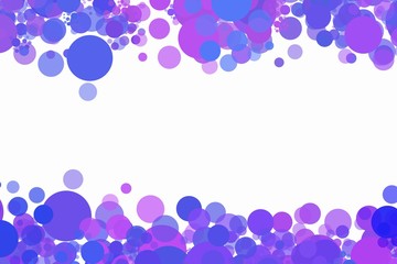 Colorful dot background frame illustration for card design