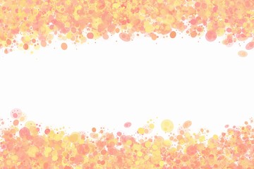 Colorful dot background frame illustration for card design