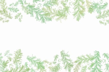 Fototapeta na wymiar Colorful botanical frames background illustration