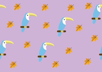 Fototapeta premium Seamless Pattern Floral Illustration