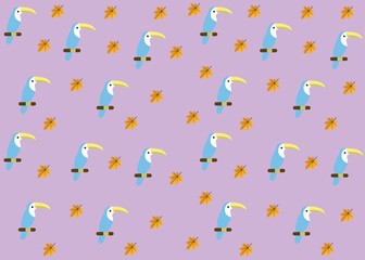 Seamless Pattern Floral Illustration