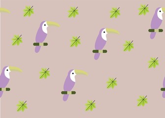 Seamless Pattern Floral Illustration