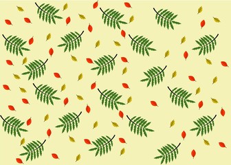 Seamless Pattern Floral Illustration