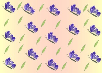 Seamless Pattern Floral Illustration