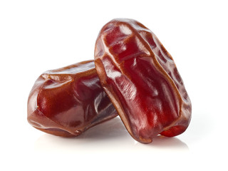 Dates isolated on white background