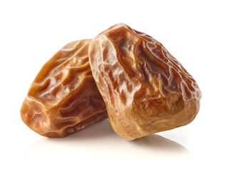 Dates isolated on white background