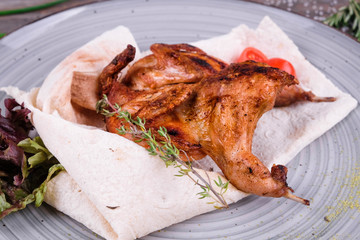 roasted chicken with vegetables