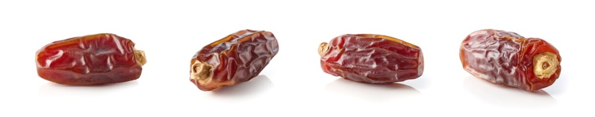 Dates isolated on white background