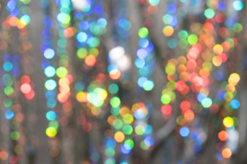 Colorful circles of light abstract background. Festive background for greeting cards.