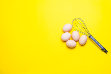eggs on a light background for Easter
