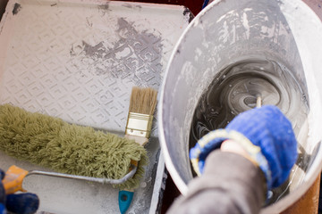 we interfere with paint by hand