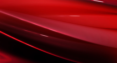 Abstract red background. Car paint with 3D effect. 3D rendering.