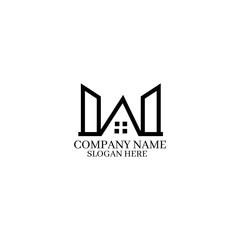 Home brand. Real estate logo template. Vector illustration eps.10.Abstract home for logo design concepts