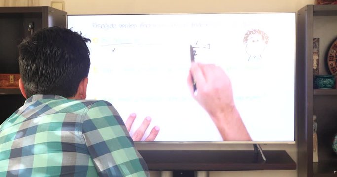 Online learning education distance learning for kids at home Homeschooling during quarantine or Isolation