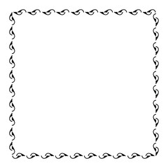 Abstract geometric pattern with lines, squares . A seamless vector background. Dark blue and gold texture.