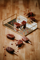 Sweet table at a wedding, monoportions and other sweets, cakesicles