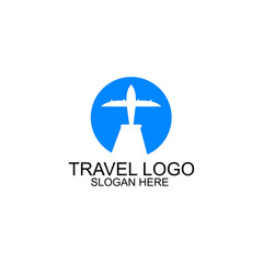 Fototapeta premium Booking plane logo templates.airplane logo.travel logo template.