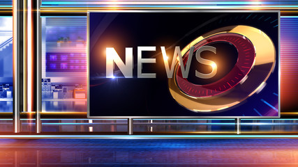  News 3D rendering background is perfect for any type of news or information presentation. The background features a stylish and clean layout 