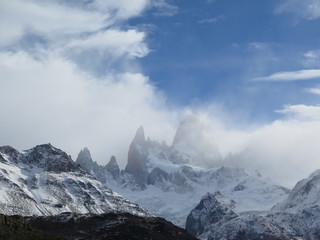 Obraz premium Misty Fitz Roy
