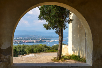 Vue de la baie d'Antibes
