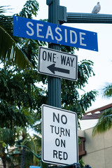 Obraz premium ハワイの標識