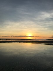 Obraz premium sunset over the sea