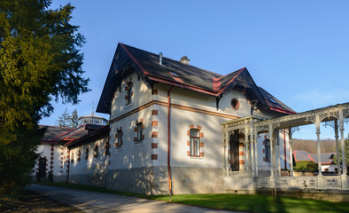 Palace and Park Ensemble Villa Hermes in Vienna. Emperor Franz Joseph I presented the palace to his wife, Empress Elizabeth. "Villa Valdru." Villa and stable for the horses of Empress Elizabeth.