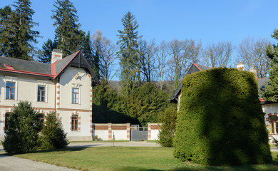 Palace and Park Ensemble Villa Hermes in Vienna. Emperor Franz Joseph I presented the palace to his...