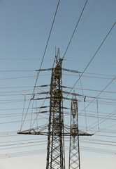 Strommast Stromleitung Strom 