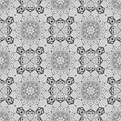 Seamless pattern. Vintage decorative elements