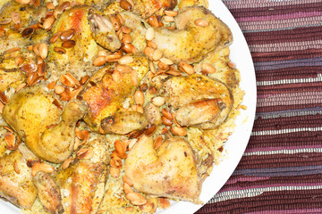 Chicken Kabsa rice - Homemade Arabian biryani  - Image