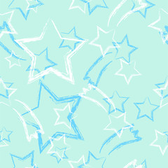 Star Fashion Seamless Background Pattern