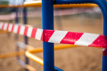 due to the Covid-19 coronavirus, a self-isolation regime has been introduced in the city, all playgrounds are closed