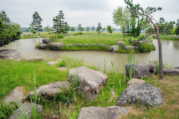 Amazing  japanese garden near Palanga, Lithuania