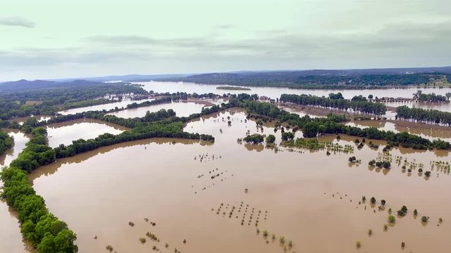 Flooded Park & River