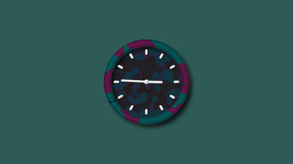 Counting down 3d wall clock isolated,wall clock icon,watch icon