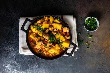 Georgian food concept