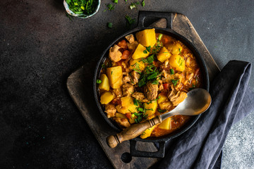 Georgian food concept