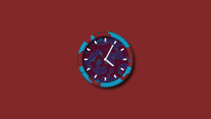 Amazing clock icon isolated,3d wall clock icon isolated,clock icon