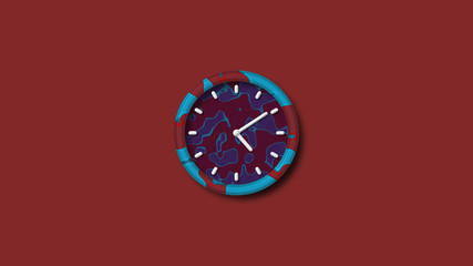 Amazing clock icon isolated,3d wall clock icon isolated,clock icon