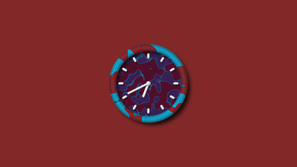 Amazing clock icon isolated,3d wall clock icon isolated,clock icon