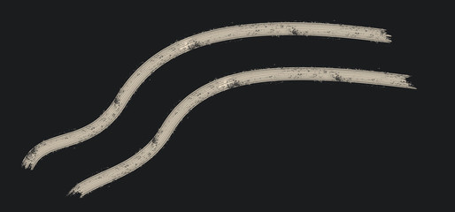 Tire tracks, vector illustration.